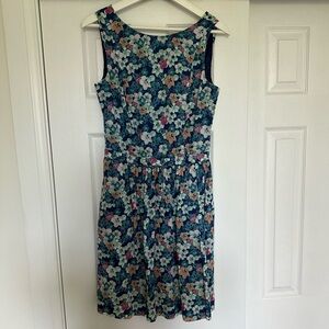 Penguin Floral Open Back Dress